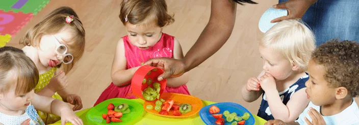 Comer en la guardería