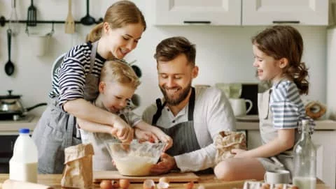 Cocinar en familia