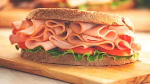 sándwich de jamón cocido en el embarazo